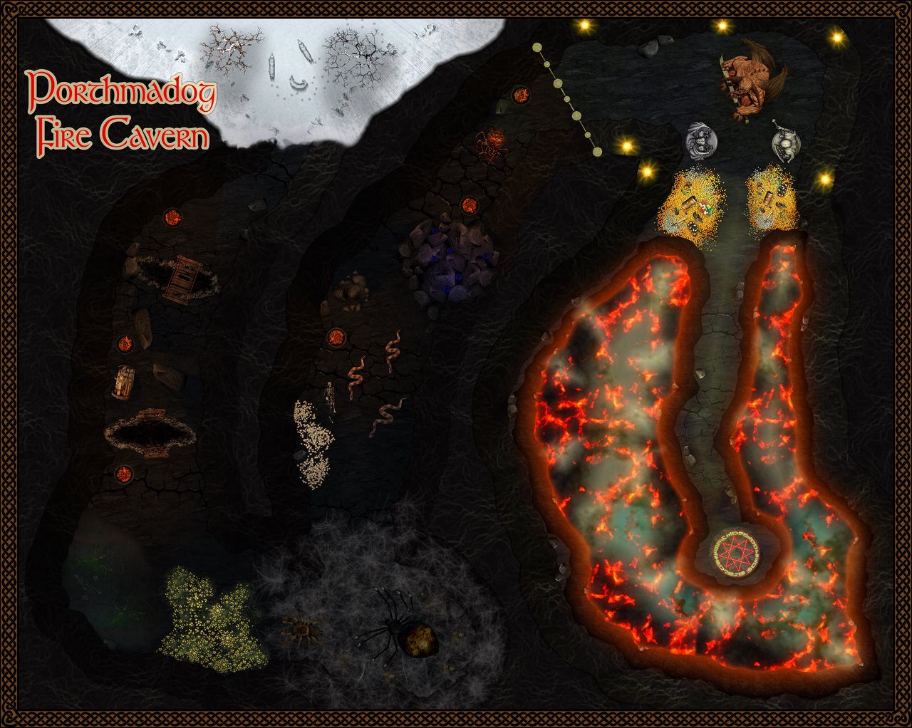 Nibirum Map: porthmadog fire cavern by Philip Hughes